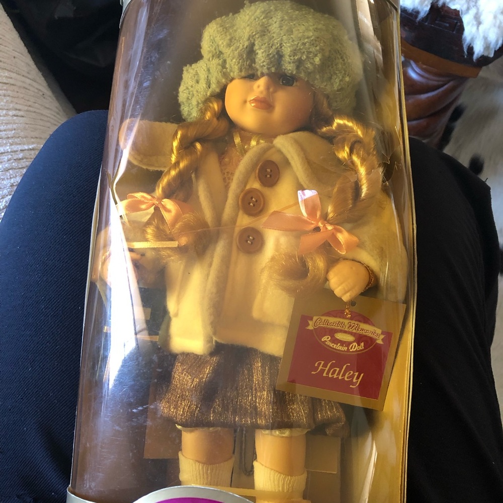 Vintage porcelain doll